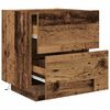 vidaXL Bedside Cabinet Old Wood 45 x 40 x 55 cm Engineered Wood