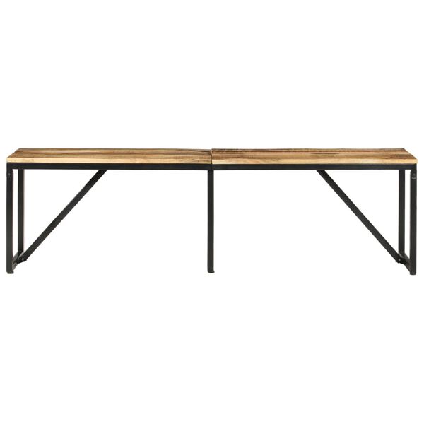 vidaXL Bench 160x35x46 cm Solid Wood Mango
