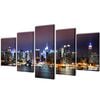 vidaXL Canvas Painting | Colourful | Wood and waterproof canvas | Large