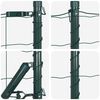 vidaXL Fence with Post Green 0.8 x 25 m Steel