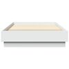 vidaXL Bed Frame without Mattress White 100x200 cm Engineered Wood