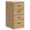 vidaXL Garage Storage Cabinet Artisan Oak 40x51x85 cm Solid Wood Pine