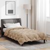 vidaXL Winter Duvet Taupe 200 x 135 cm Microfiber