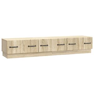 vidaXL TV Cabinet Sonoma Oak 147 x 34.5 x 27 cm Engineered Wood