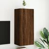 vidaXL TV Wall Cabinet Brown Oak 40.5x30x90 cm Engineered Wood