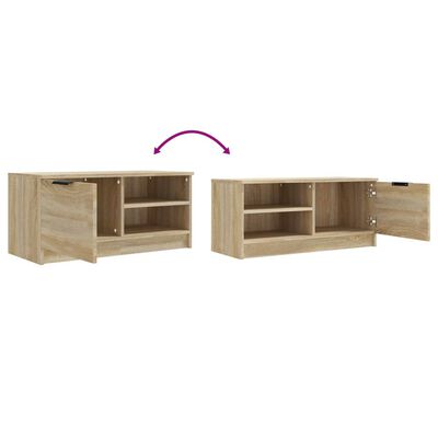 vidaXL TV Cabinets 2 pcs Sonoma Oak 80x35x36.5 cm Engineered Wood