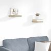vidaXL Floating Wall Shelves 2 pcs Oak 23x23.5x3.8 cm MDF