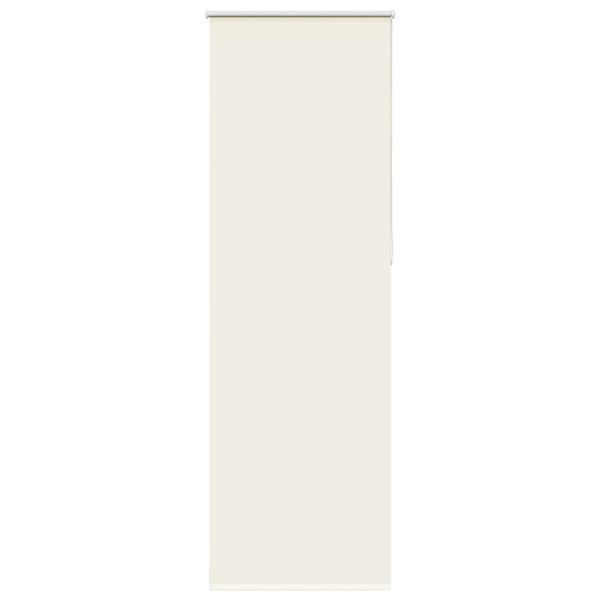 vidaXL Roller Blind Blackout Off White 80x210 cm Fabric Width 75.7 cm Polyester