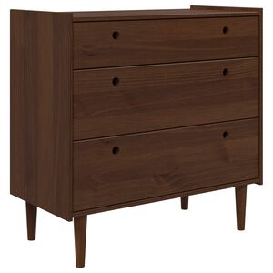 vidaXL Chest of Drawers BILBAO Dark Caramel 90 x 45 x 89 cm