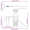 vidaXL Outdoor Playset Impregnated Wood Pine
