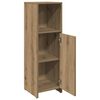 vidaXL Bathroom Cabinet Artisan Oak 30x30x95 cm Engineered Wood