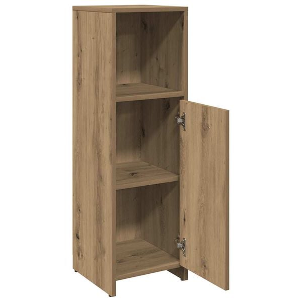 vidaXL Bathroom Cabinet Artisan Oak 30x30x95 cm Engineered Wood