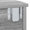 vidaXL Bedside Table Grey Sonoma 40 x 31 x 15 cm Engineered Wood