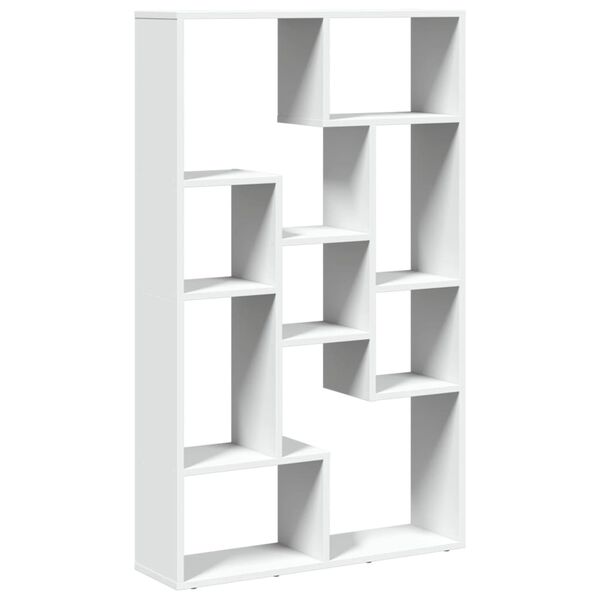 vidaXL Bookcase White 72x20x120 cm Engineered Wood