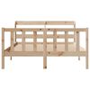 vidaXL Bed Frame without Mattress 120x200 cm Solid Wood Pine