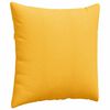 vidaXL Sofa Pillows 2 pcs Light Yellow 80 x 80 cm Corduroy Fabric