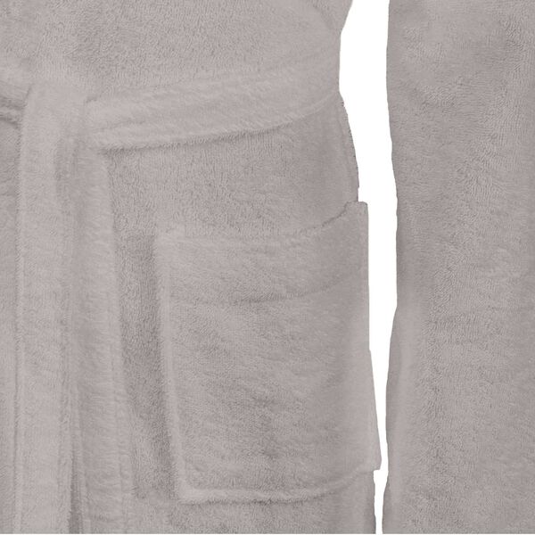 vidaXL Bathrobe KINN Grey M Cotton