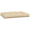 vidaXL Pallet Cushions 5 pcs Beige Fabric
