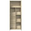 vidaXL Highboard Sonoma Oak 70x35x180 cm Engineered Wood