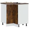 vidaXL Kitchen Corner Base Cabinet Kalmar Smoked Oak Engineered Wood