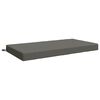 vidaXL Seat Cushion SOEST 100% Polyester Grey 120 x 80 x 10 cm