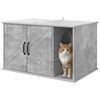 vidaXL Cat House Concerte 85 x 55 x 50 cm Engineered Wood