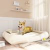 vidaXL Dog Cushion with Pillows Beige 135x110x23 cm Oxford Fabric