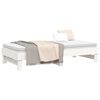 vidaXL Pull-out Day Bed without Mattress White 2x(90x190) cm