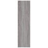 vidaXL Book Cabinet/TV Cabinet Grey Sonoma 36x30x114 cm Engineered Wood
