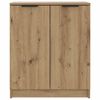vidaXL Shoe Cabinet Artisian Oak 59x35x70 cm Engineered Wood