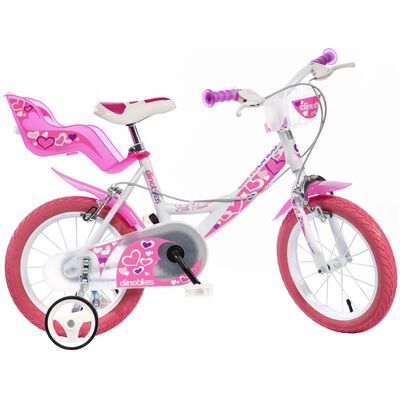 Dino Bikes Kids' Bicycle Little Heart Pink 16" DINO356013