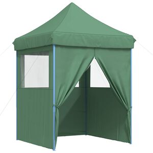 vidaXL Party Tent 200 x 200 x 306 cm Green Oxford Fabric