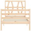 vidaXL Bed Frame without Mattress 90x200 cm Solid Wood