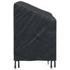 vidaXL Garden Bench Cover Black 134 x 70 x 65 / 94 cm 600D fabric
