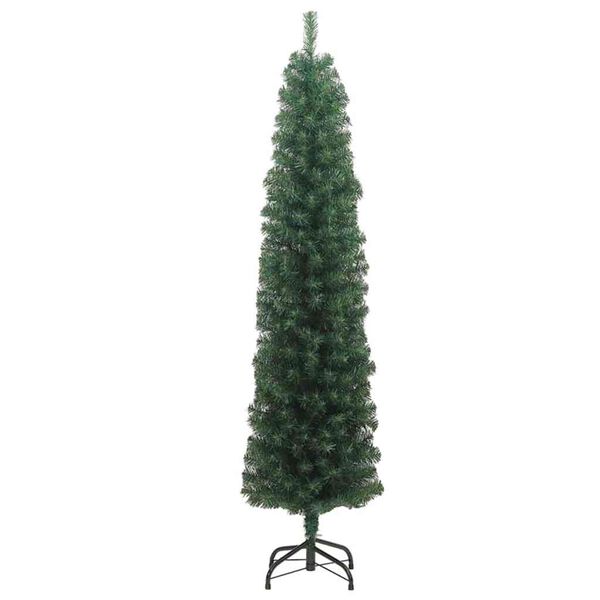vidaXL Artificial Christmas Tree with 300 LEDs with Stand Green 240 cm