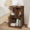 vidaXL Bedside Cabinet Brown Oak 35x35x55 cm Engineered Wood