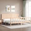 vidaXL Bed Frame without Mattress 200x200 cm Solid Wood Pine