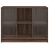 vidaXL Sideboard Brown Oak 102x37x75.5 cm Engineered Wood