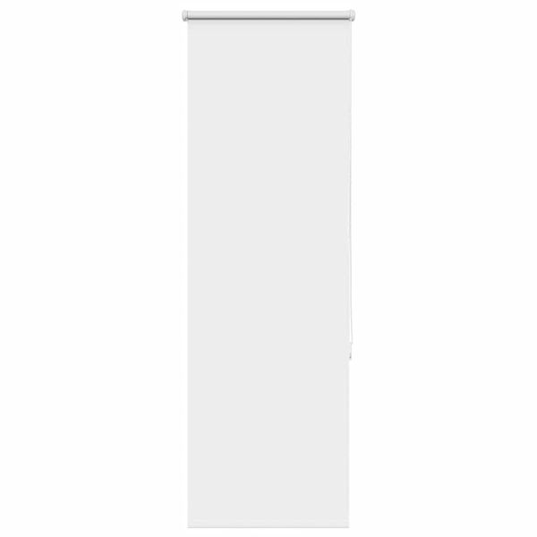 vidaXL Roller Blind Blackout White 50x130 cm Fabric Width 45.7 cm Polyester