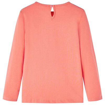 Kids' T-shirt with Long Sleeves Coral 92