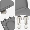 vidaXL Toilet Seat Grey 47.5 x 35 x 3.6 cm Duroplast