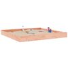 vidaXL Sandbox with Seats Square Solid Wood Douglas
