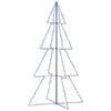 vidaXL Christmas Cone Tree 360 LEDs Indoor and Outdoor 143x250 cm