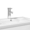 vidaXL Bathroom Sink Cabinet with Built-in Basin High Gloss White