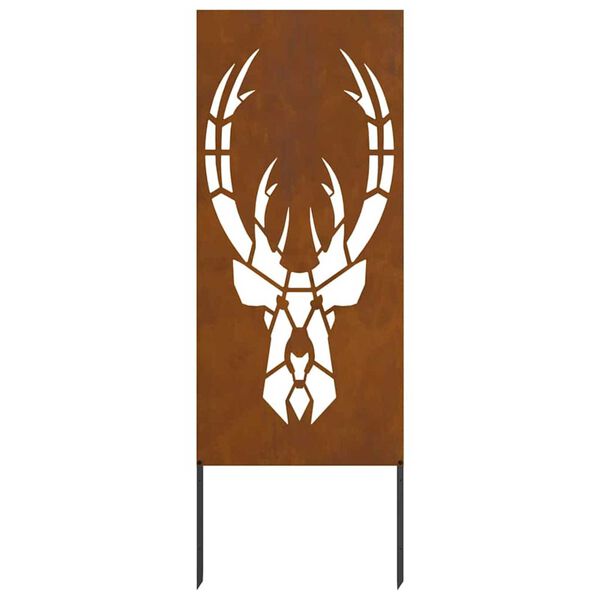 vidaXL Garden Privacy Screen Rusty 50 x 140 cm Weathering steel