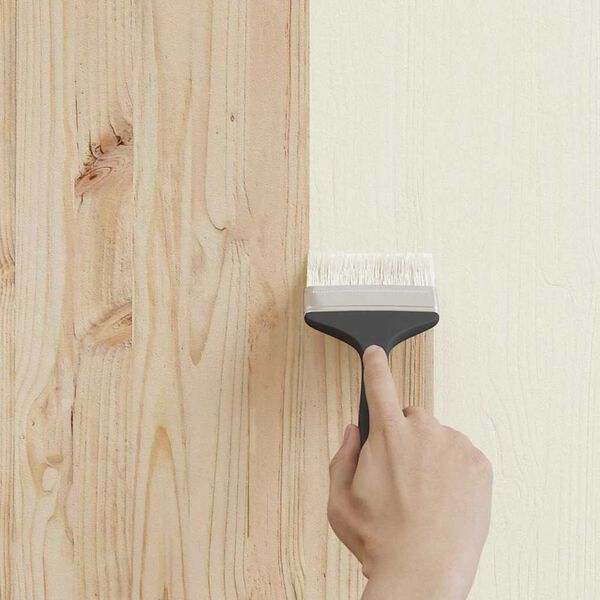 vidaXL Wood Paint White 16.5 x 16.5 x 15.9 cm Wall Print