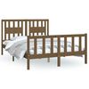 vidaXL Bed Frame without Mattress Honey Brown Solid Wood Pine 120x200 cm