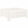 vidaXL Parasol Base Cover White Solid Wood Pine