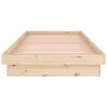 vidaXL Bed Frame without Mattress Solid Wood 90x200 cm