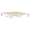 vidaXL Bed Frame White 180 x 200 cm Solid Pine Wood